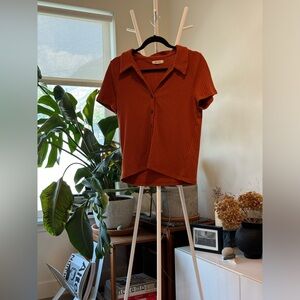 Madewell Ribbed Polo Shirt